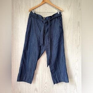Angels Forever Young Demin Pants with Belted waist Size 16 EUC